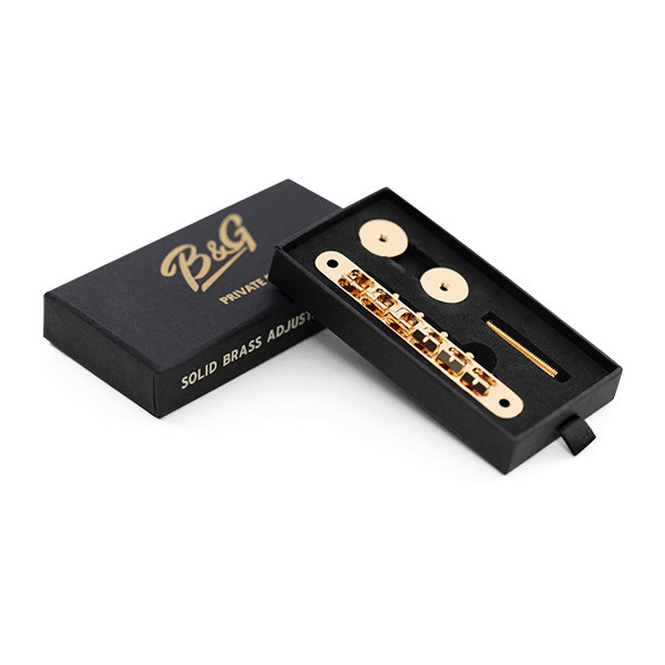 B&G Solid - Brass Bridge - B&G Guitars