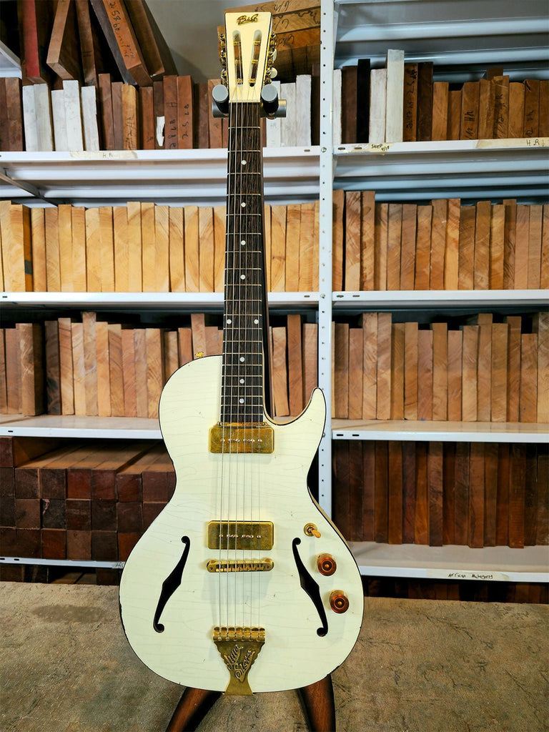 Little Sister Cutaway P90s Elder Ivory - B&G Guitars