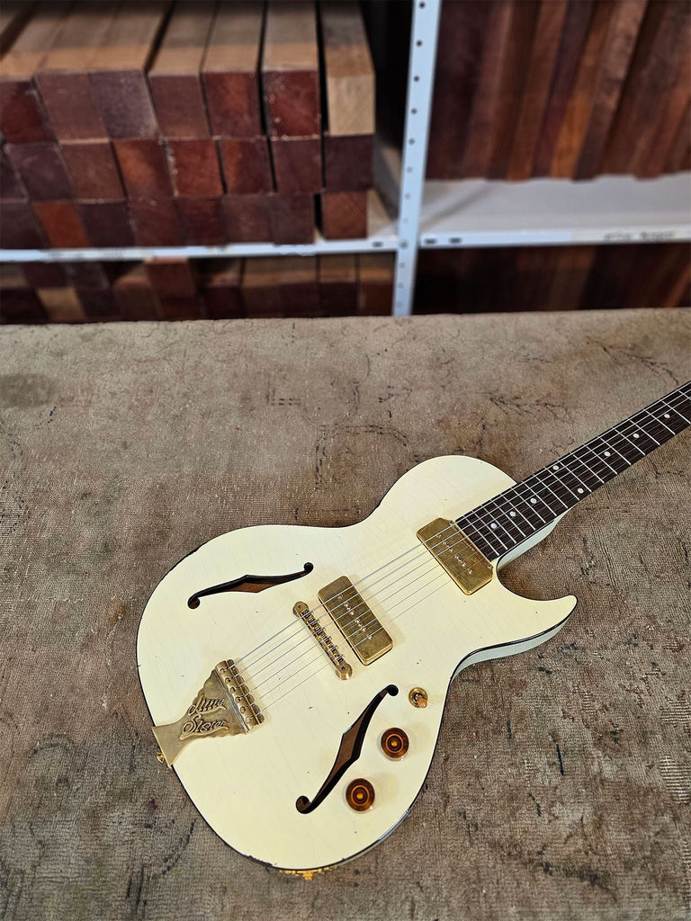 Little Sister Cutaway P90s Elder Ivory - B&G Guitars