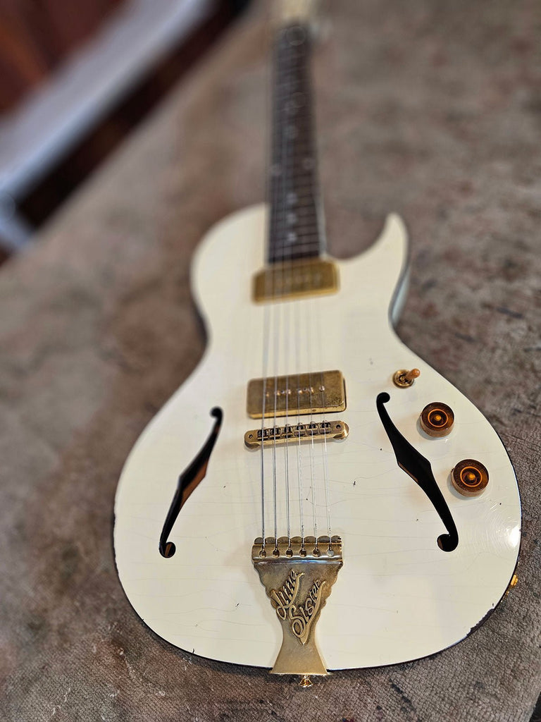 Little Sister Cutaway P90s Elder Ivory - B&G Guitars