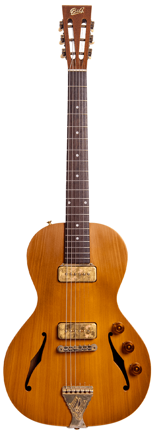 Little Sister Non - Cutaway P90s Cedar Of Lebanon - B&G Guitars