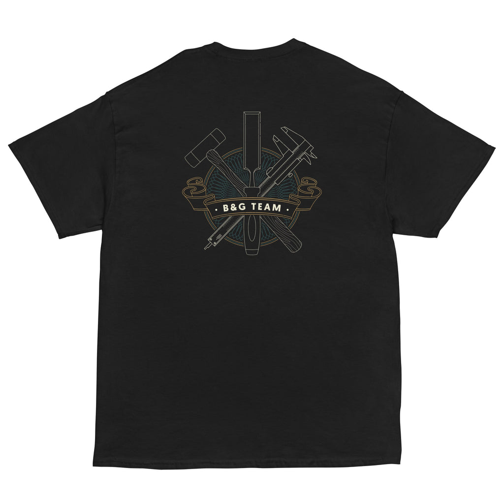 Men's classic tee - small chest logo - B&G Guitars