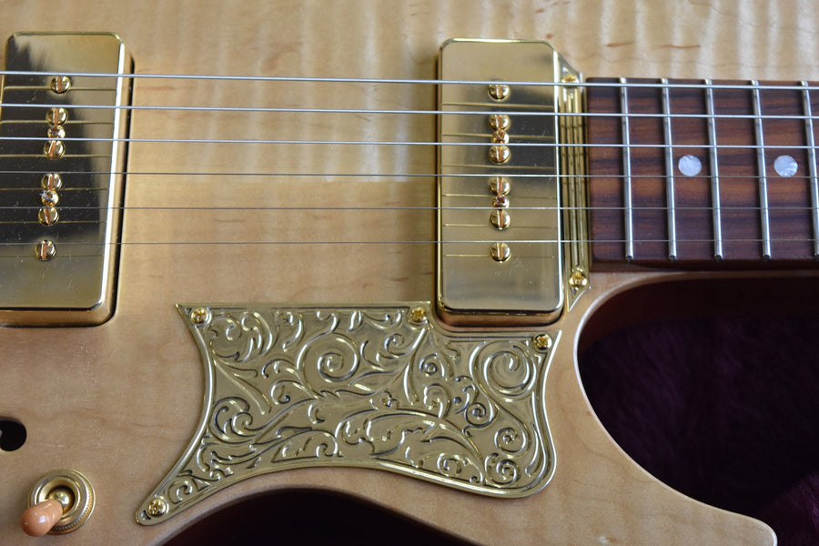 Ornate Engraved Pickguard - Little Sister - B&G Guitars