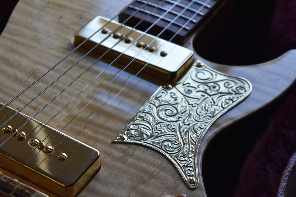 Ornate Engraved Pickguard - Little Sister - B&G Guitars